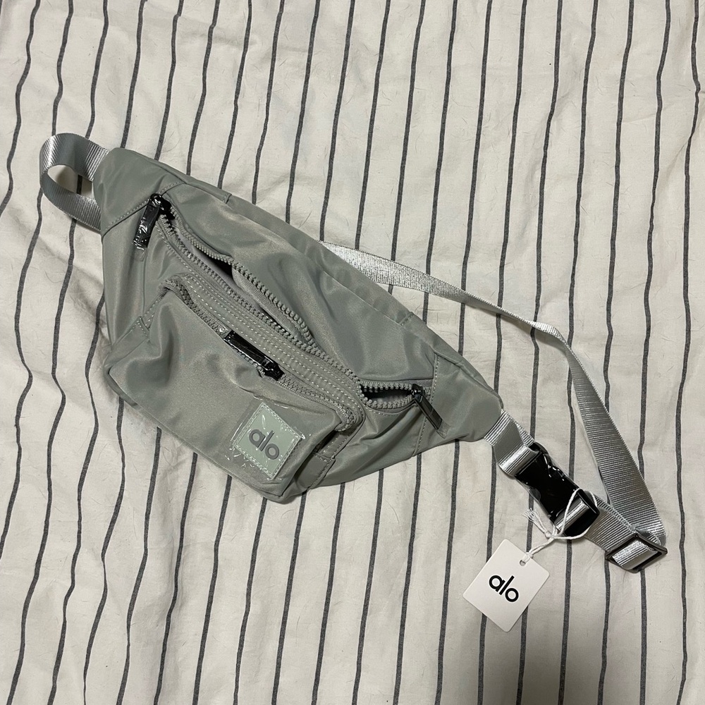 ALO Yoga Silver Belt Bag